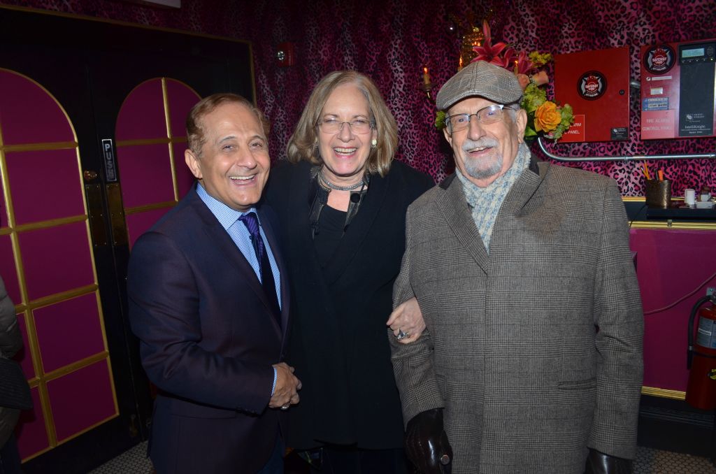 DO40 Prez John Sefakis with DO40 Legacy Honoree Karin Baker-Kayne and Greg Kayne