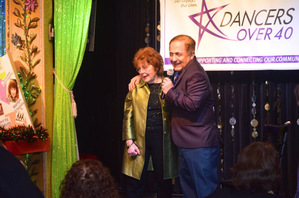 Host Anita Gillette and DO40 Prez John Sefakis